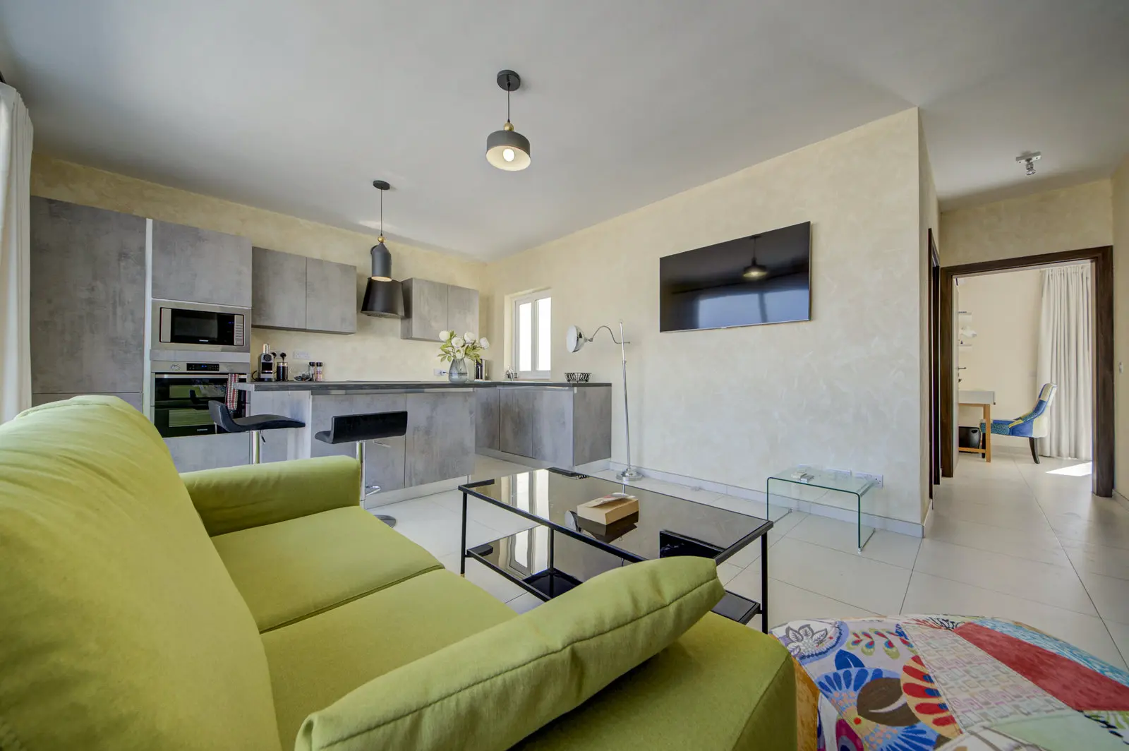 Open Plan Kitchen Living Wide