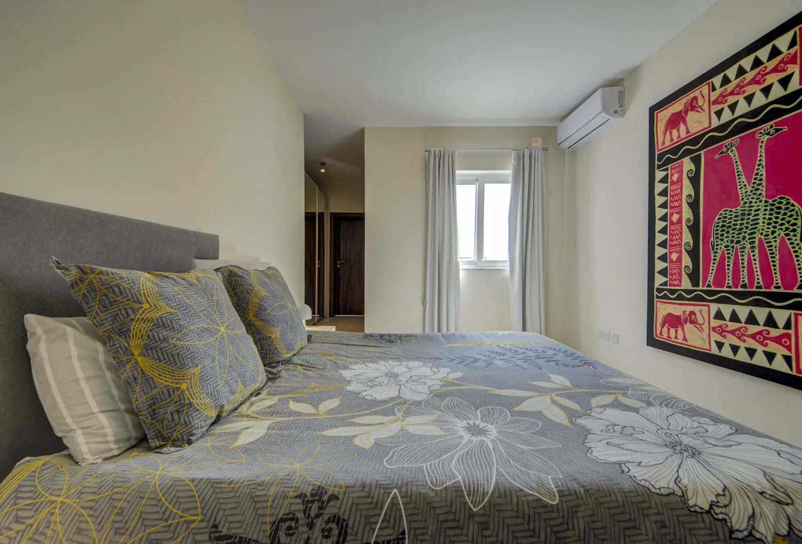 Master Bedroom Tapestry Window