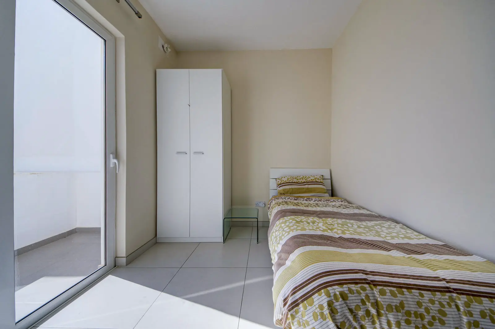 Second Bedroom Single Bed Balcony